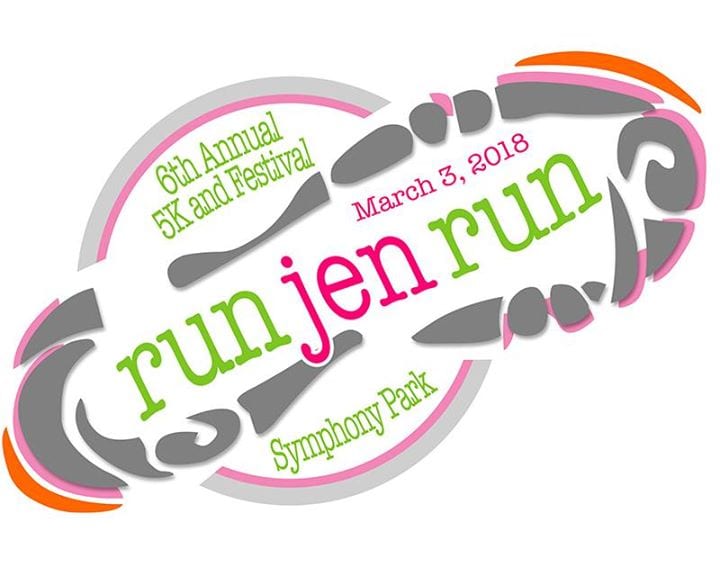 Run Jen Run logo on RaceRaves