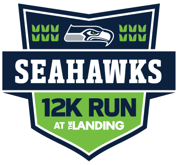 Seahawks 12K Run at The Landing logo on RaceRaves