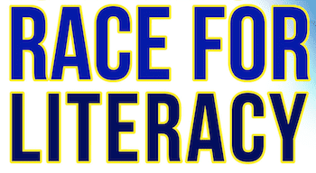 Race for Literacy logo on RaceRaves