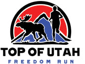 Blacksmith Fork Freedom Run logo on RaceRaves