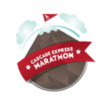 Cascade Express Marathon & Half Marathon logo on RaceRaves