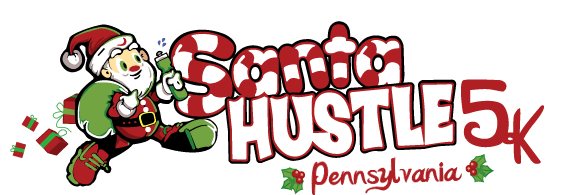 Santa Hustle Pennsylvania logo on RaceRaves
