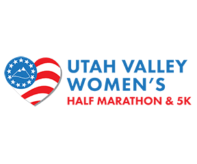 Utah Valley Women’s Half Marathon & 5K logo on RaceRaves