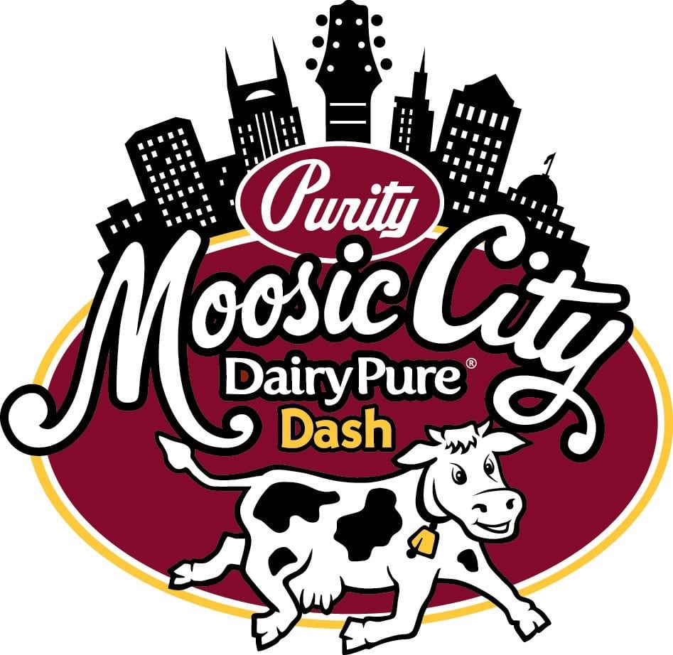 Purity Moosic City DairyPure Dash logo on RaceRaves