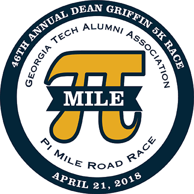 Pi Mile Road Race logo on RaceRaves
