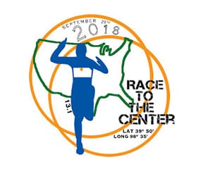 Race to the Center Half Marathon logo on RaceRaves