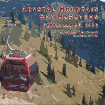 Crystal Mountain Sky Marathon logo on RaceRaves