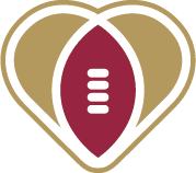 49ers Golden Heart Run logo on RaceRaves