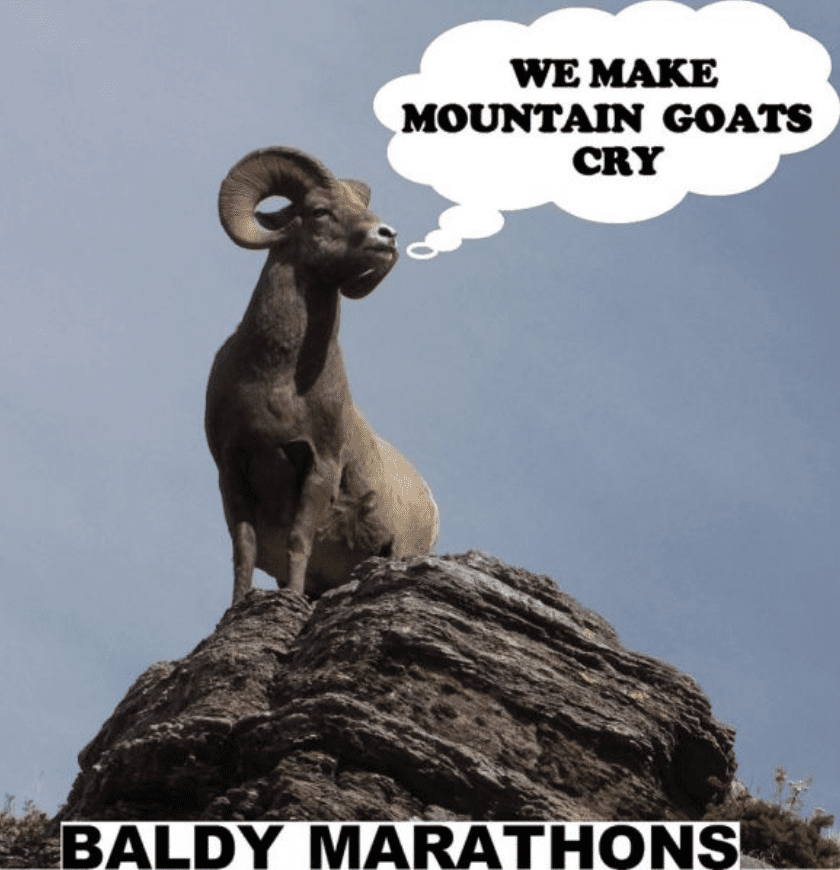 Baldy Marathons logo on RaceRaves