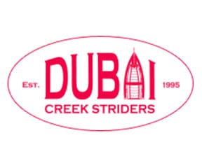 Johnson Arabia Dubai Creek Striders Half Marathon logo on RaceRaves