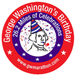 George Washington’s Birthday Marathon and Relay logo on RaceRaves
