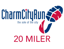 Charm City Run 20 Miler logo on RaceRaves
