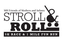 Stroll & Roll 5K logo on RaceRaves