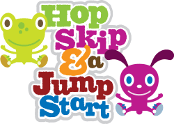 Hop Skip & a Jump Start logo on RaceRaves