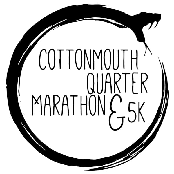 Cottonmouth Quarter Marathon & 5K logo on RaceRaves