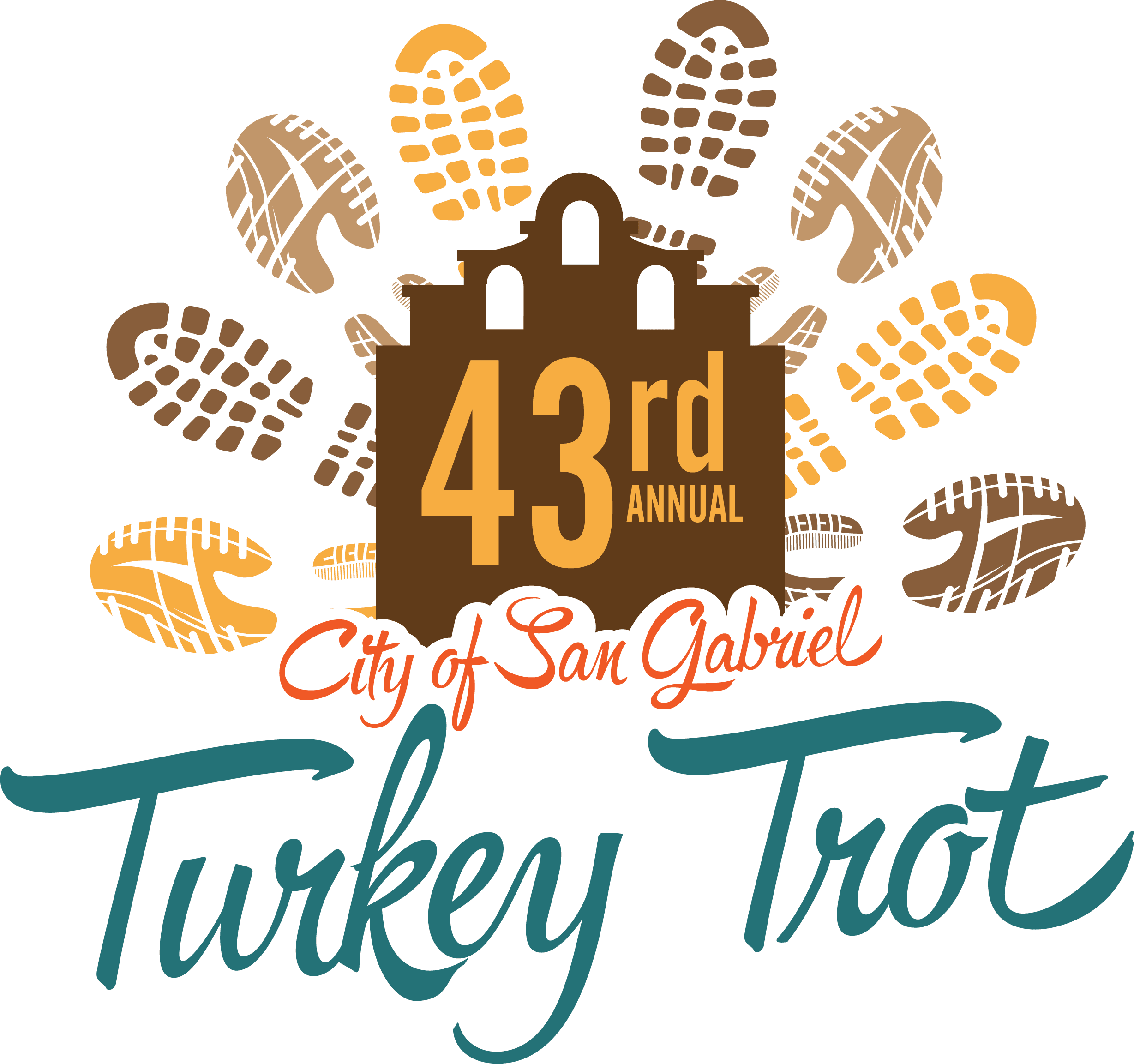 San Gabriel Turkey Trot logo on RaceRaves