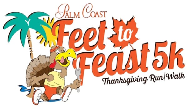 Thanksgiving Feet to Feast 5K logo on RaceRaves