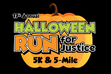 Halloween Run for Justice logo on RaceRaves
