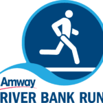 Amway River Bank Run logo on RaceRaves