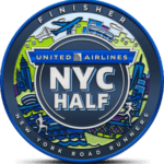 NYC Half <span title='Top Rated races have an avg overall rating of 4.7 or higher and 10+ reviews'>🏆</span> logo on RaceRaves