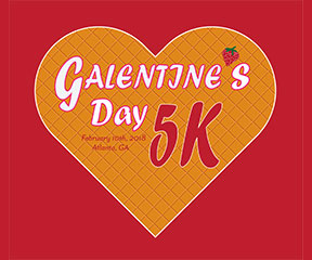 Galentine’s Day 5K logo on RaceRaves