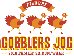 Fishers Gobblers Jog 5K logo on RaceRaves