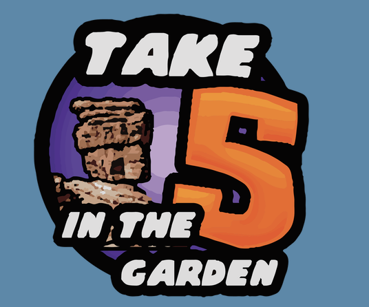 Take 5 in the Garden logo on RaceRaves