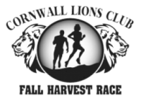 Cornwall Lions Club Fall Harvest Race logo on RaceRaves