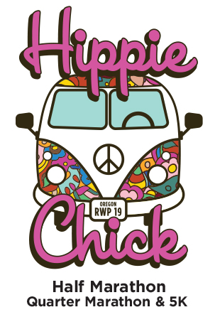 Hippie Chick Half Marathon, Quarter Marathon & 5K logo on RaceRaves