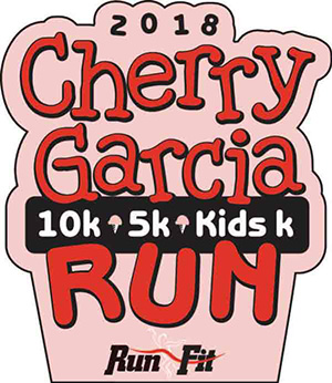 Cherry Garcia Run logo on RaceRaves