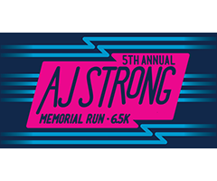 AJ Strong Memorial Run logo on RaceRaves