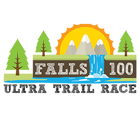 Falls 100 Ultra Trail Race logo on RaceRaves