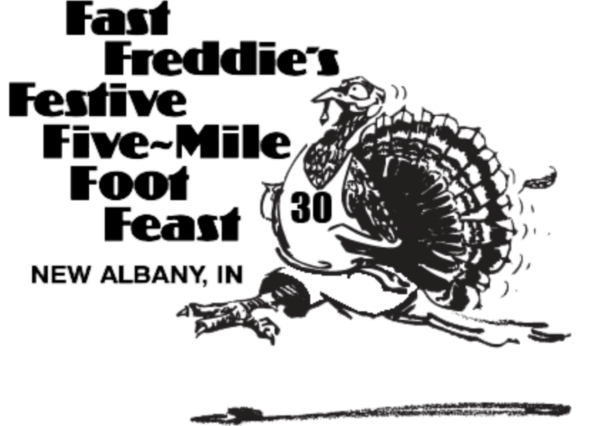 Fast Freddie’s Festive Five Mile Foot Feast logo on RaceRaves