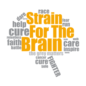 Strain for the Brain 5K logo on RaceRaves