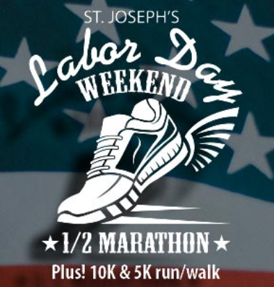 St. Joseph’s Labor Day Weekend Half Marathon, 10K & 5K logo on RaceRaves