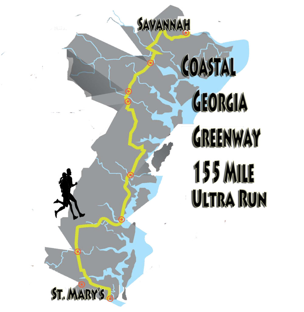 Coastal Georgia Greenway 100 and 155 Mile Ultra (CGG) logo on RaceRaves
