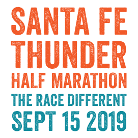 Santa Fe Thunder Half Marathon logo on RaceRaves