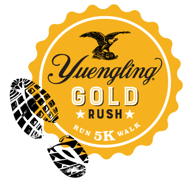 Yuengling Gold Rush 5K logo on RaceRaves