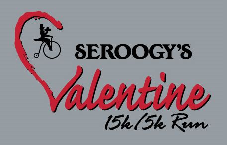 Seroogy’s Valentine Run logo on RaceRaves