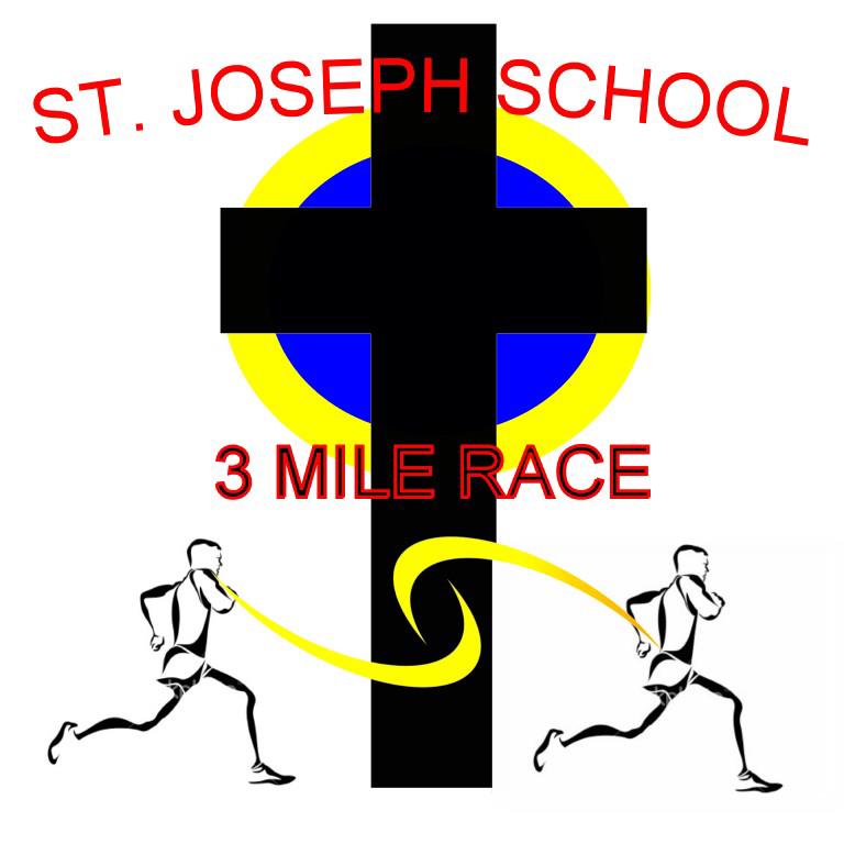 St. Joseph School 3M & 1M Road Races logo on RaceRaves