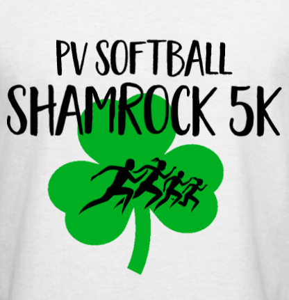 Pascack Valley Softball Shamrock 5K logo on RaceRaves