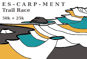 Escarpment Trail Race 50K & 25K logo on RaceRaves
