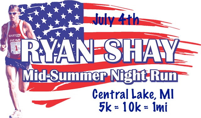 Ryan Shay Mid-Summer Night Run logo on RaceRaves