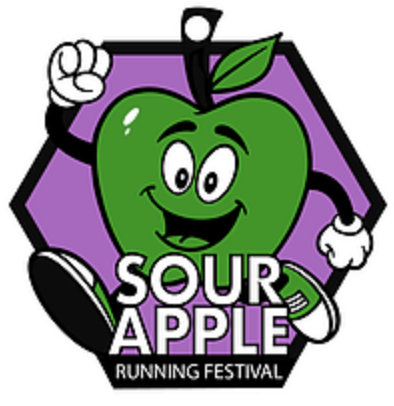 Sour Apple Running Festival logo on RaceRaves