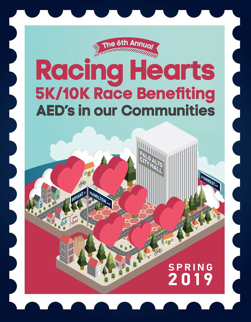 Racing Hearts 5K & 10K logo on RaceRaves