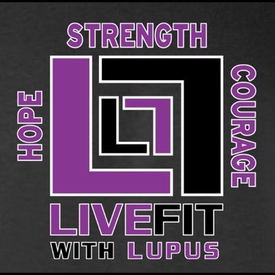 LIVEFIT WITH LUPUS Autoimmune Awareness Race logo on RaceRaves