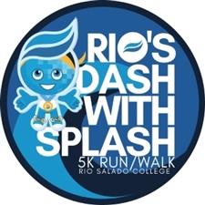 Rio’s Dash with Splash 5K logo on RaceRaves
