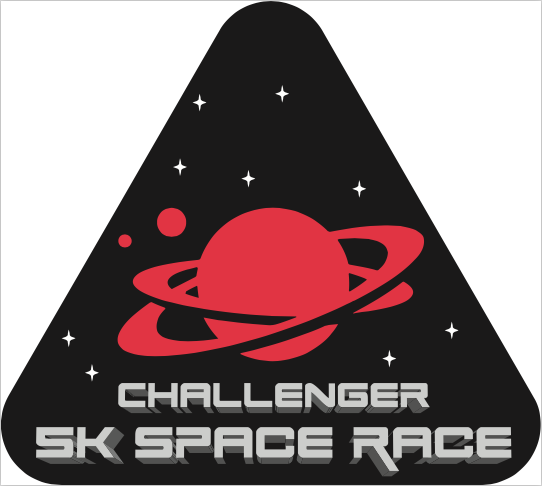 Challenger 5K Space Race logo on RaceRaves