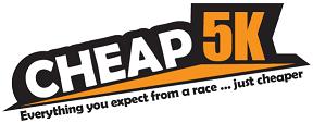 TwoCor Cheap 5K and Flea Market Mile logo on RaceRaves