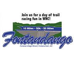 Fontandango 50 Miler & Buzzard Bait 50K logo on RaceRaves